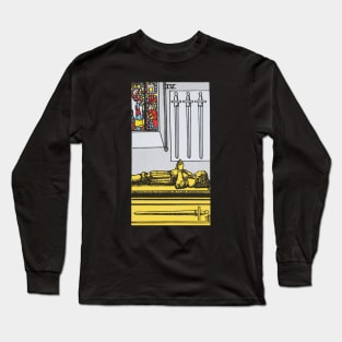 Four of swords tarot card Long Sleeve T-Shirt